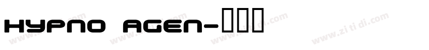 hypno agen字体转换
